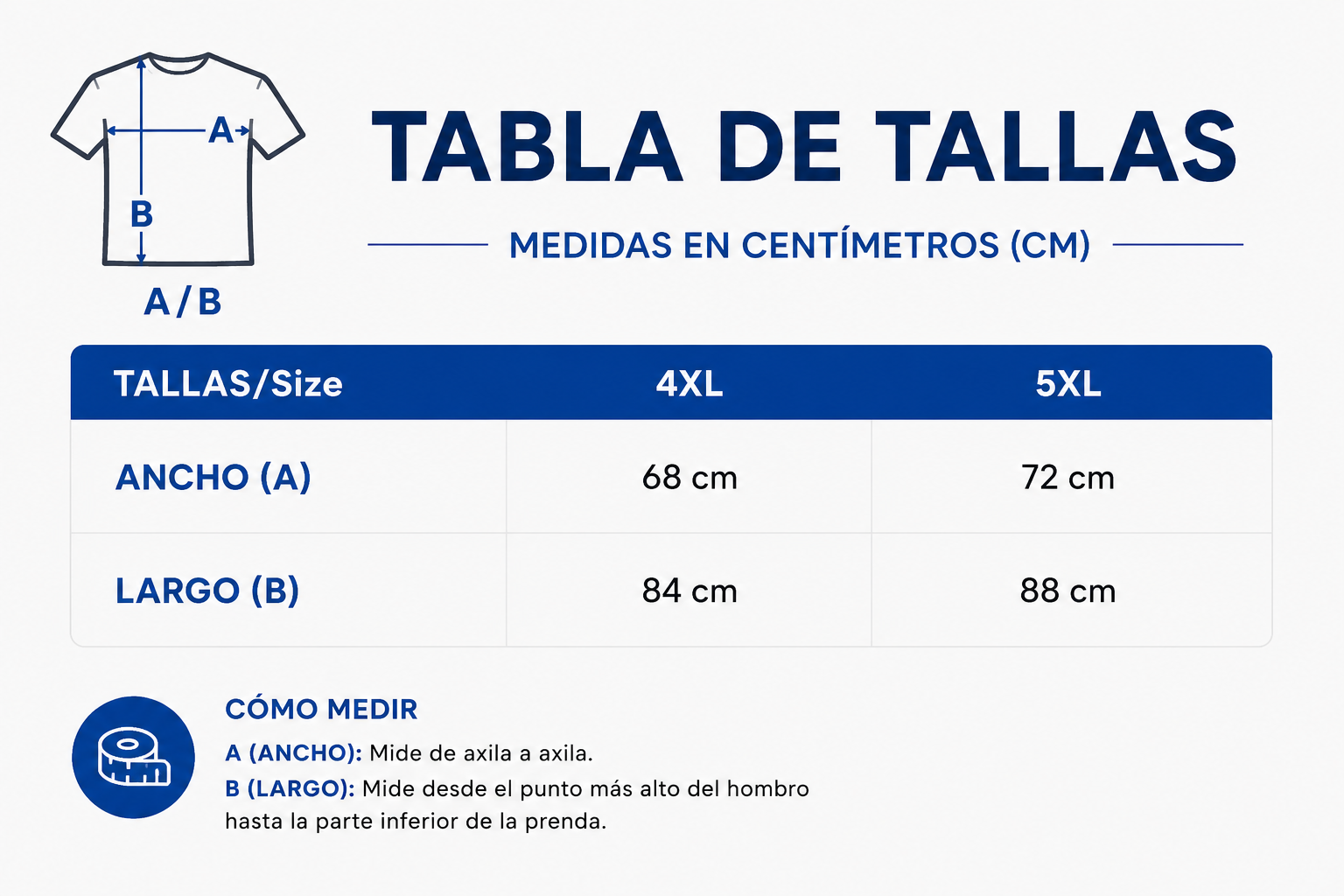 Camiseta King Size