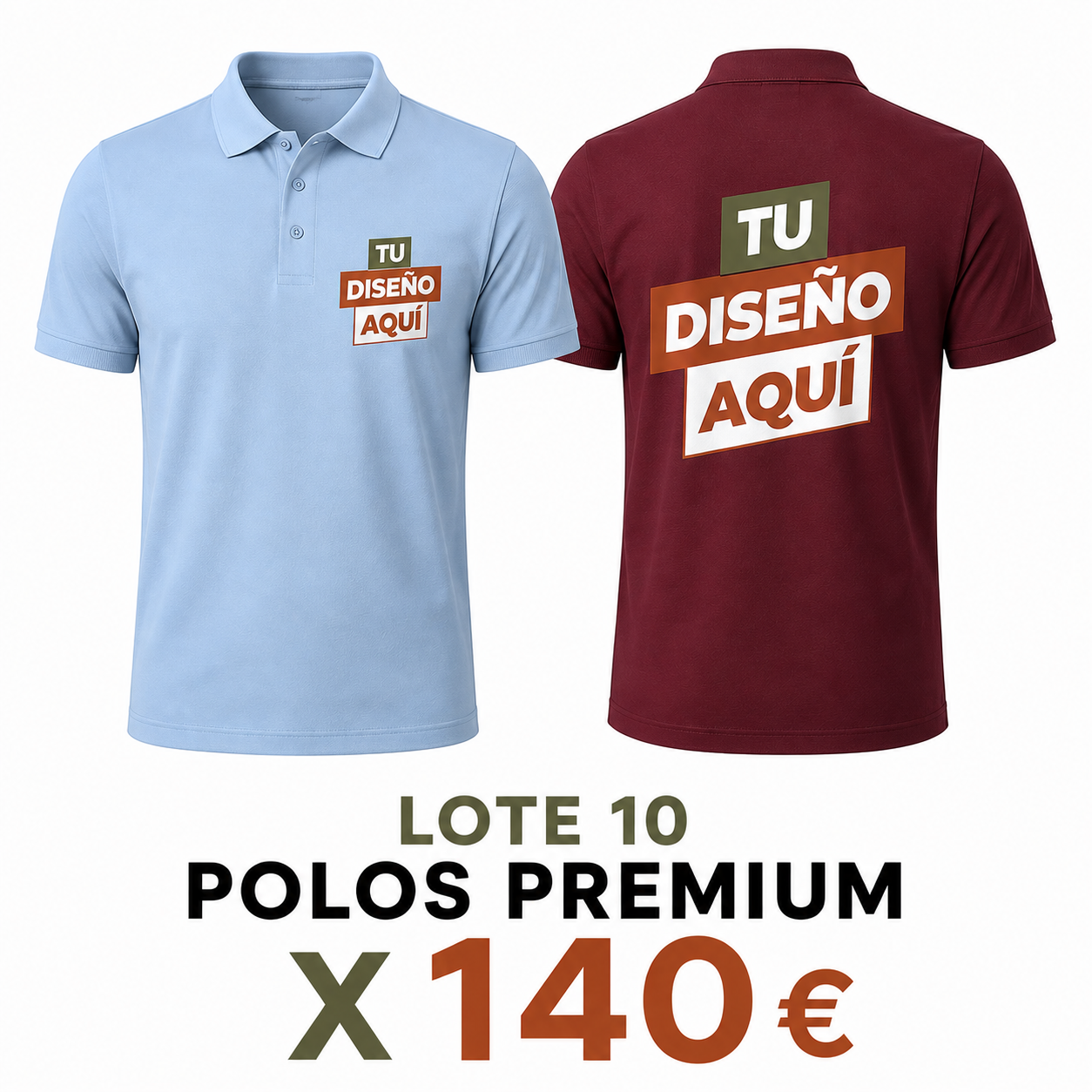 Lote 10 Polos Worker