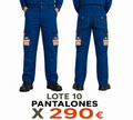 Lote 10 Pantalon Bicolor
