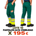Lote 10 Pantalones Alta Visibilidad