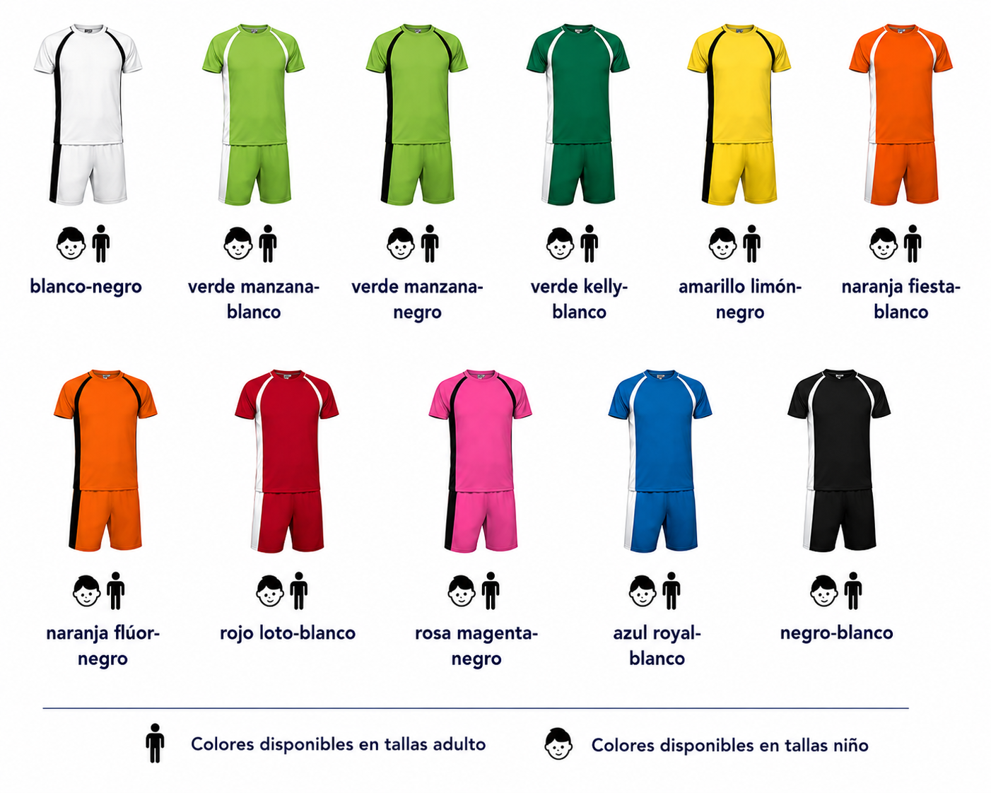 Conjunto Maracana Futbol