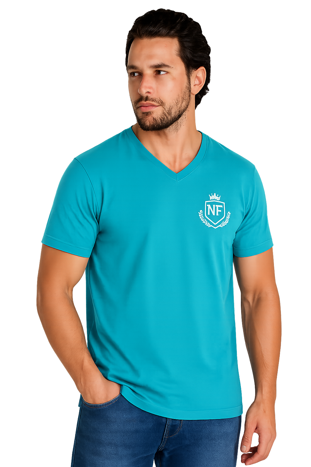 Camiseta cuello V