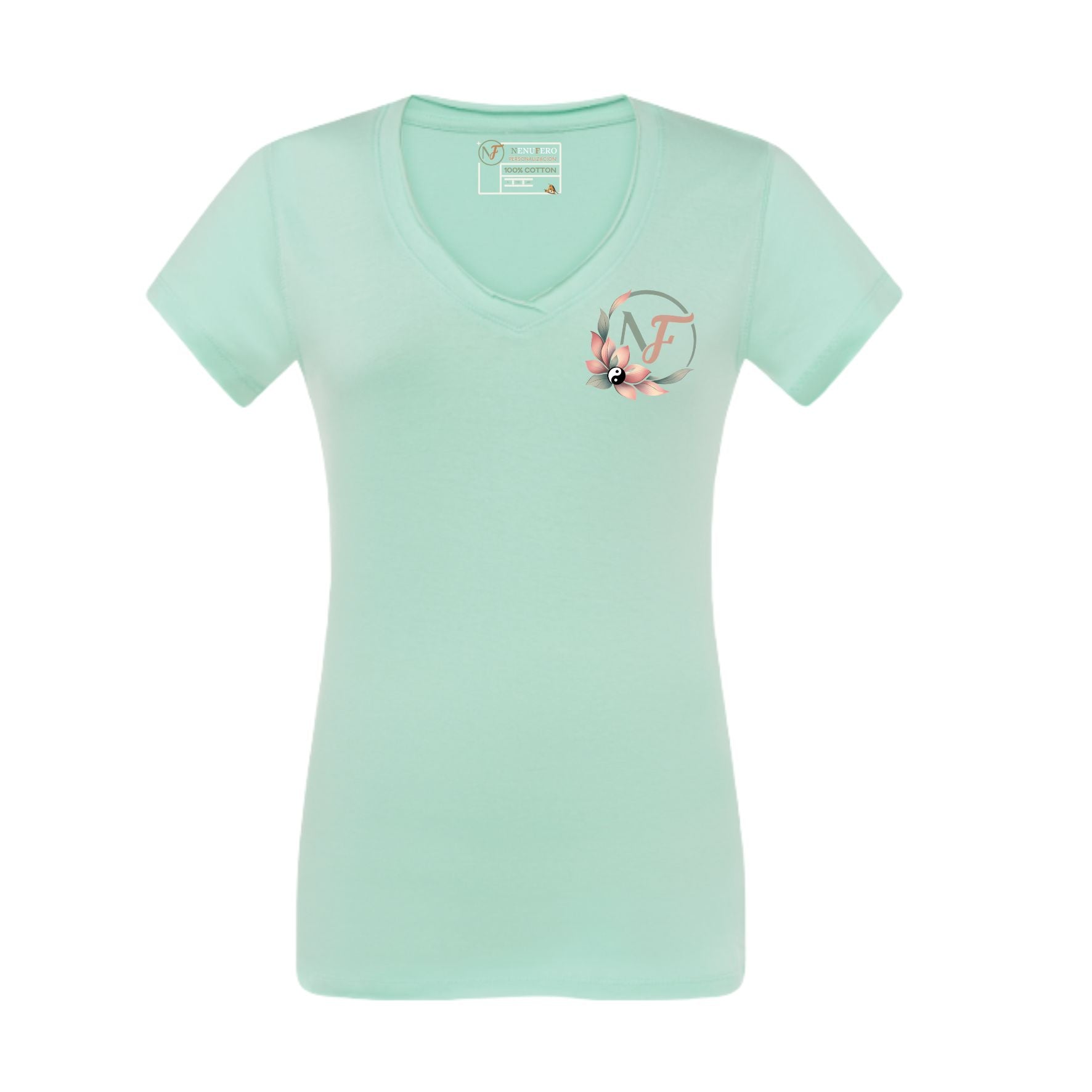 Camiseta Cuello V - Esencial Nenufero